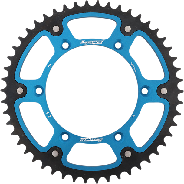Supersprox Stealth Rear Sprocket - 50 Tooth - Blue - Yamaha Rst-245-50-Blu