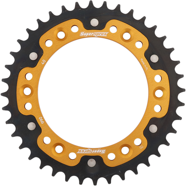 Supersprox Stealth Rear Sprocket - 40 Tooth - Gold - Husaberg/Husqvarna/Ktm Rst-990-40-Gld