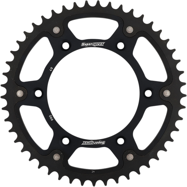 Supersprox Stealth Rear Sprocket - 49 Tooth - Black - Husaberg/Husqvarna/Ktm Rst-990-49-Blk