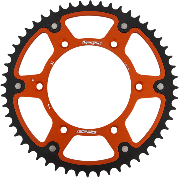 Supersprox Stealth Rear Sprocket - 52 Tooth - Orange - Husaberg/Husqvarna/Ktm Rst-990-52-Org