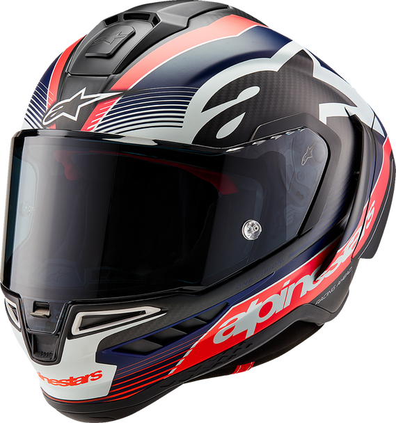 Supertech R10 Helmet - Team - Matte Black/Carbon Red Fluo/Blue - 2Xl 8200224-1383-Xxl