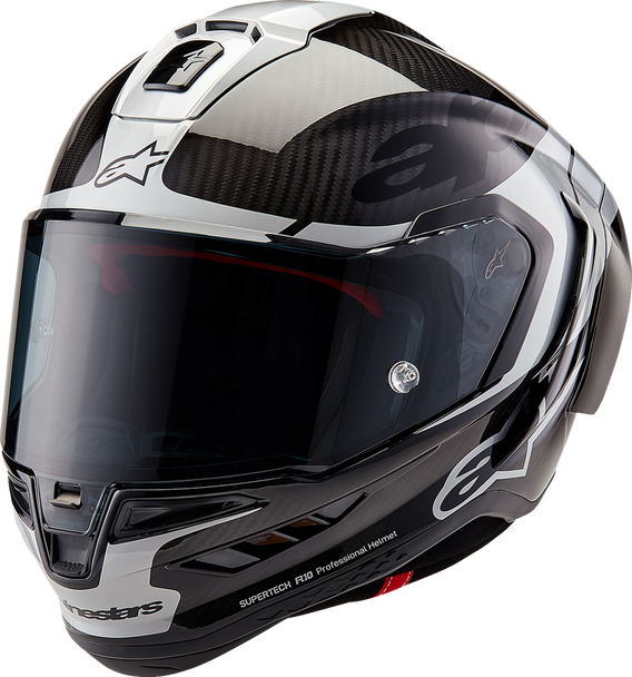 Supertech R10 Helmet - Element - Carbon/Silver/Black - Small 8200324-1368-S
