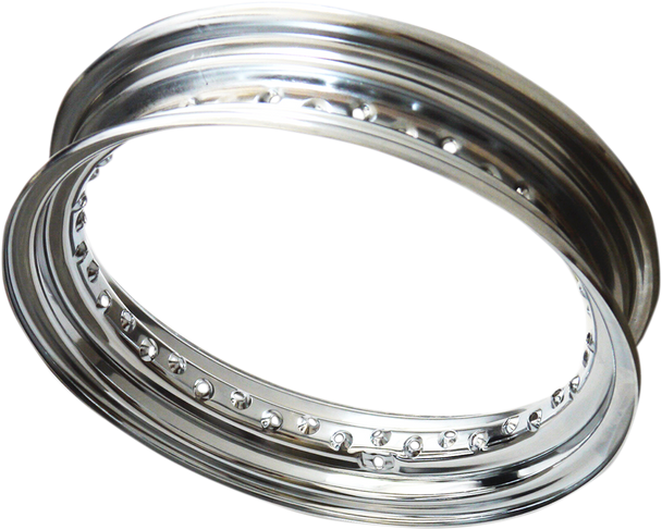 Drag Specialties Rim - 40 Hole - Chrome - 16X3 - Side Metal Valve