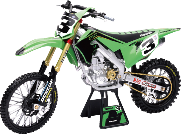 Kawasaki Race Team Bike 2019 - Eli Tomac - 1:6 Scale - Green/Black 49663
