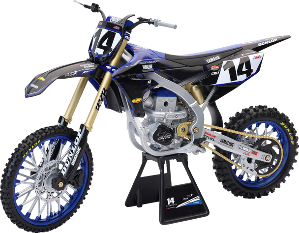 Yamaha Factory Race Team Bike - Dylan Ferrandis - 1:6 Scale - Black/Blue/Gold 49723