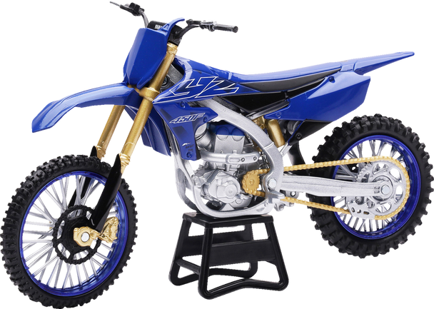 Yamaha Yz450F Dirt Bike - 1:12 Scale - Blue/Gold/Black 58313
