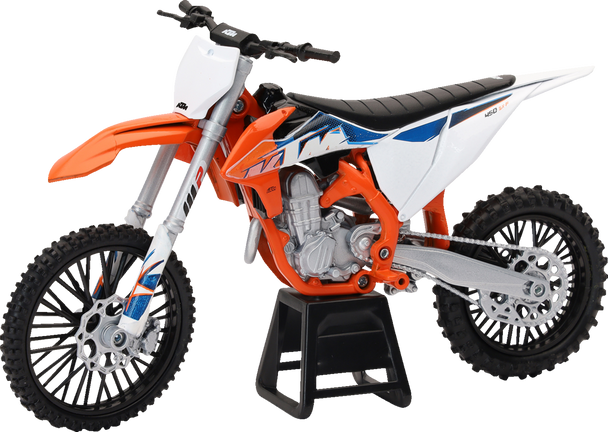 Ktm 450 Sx-F Dirt Bike - 1:12 Scale - Orange/White/Black 58343