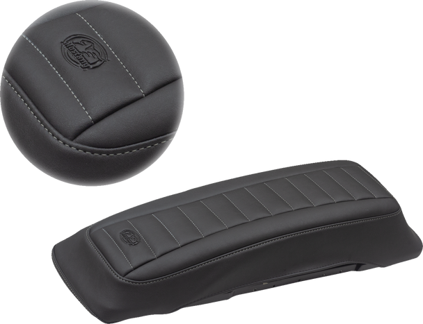 Mustang Saddlebag Lid Covers - Black/Gunmetal Gray - '93-'13 Fl 77637Gm