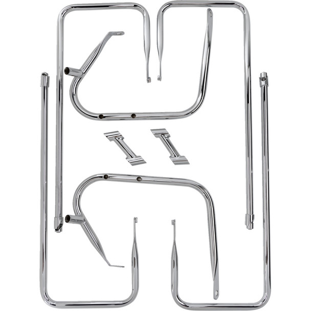 Drag Specialties Saddlebag Rail - Chrome - Fl '09-'13 Drag Specialties Saddlebag Rail - Chrome - Fl '09-'13
