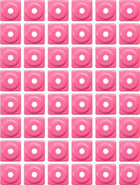 Woody'S Support Plates - Pink - 5/16" - 48 Pack Asw2-3820-48