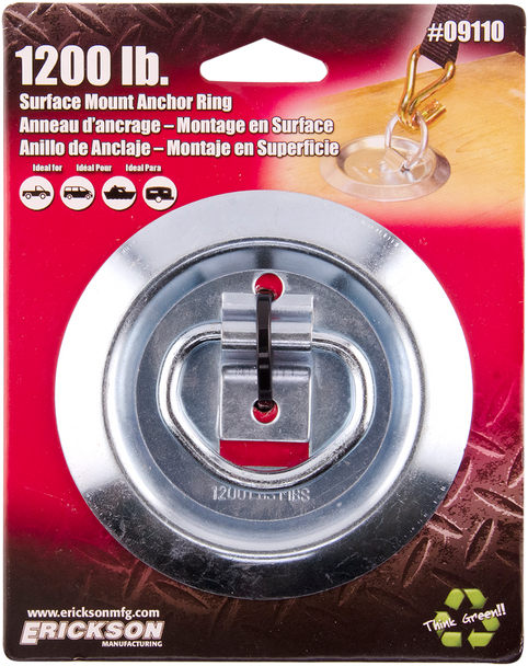 Erickson Surface Mount Anchor - 1200 Lb 09110
