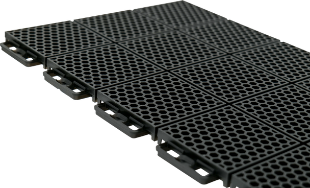 Protech Smooth Flooring - Black - 24 Pcs 13612-1
