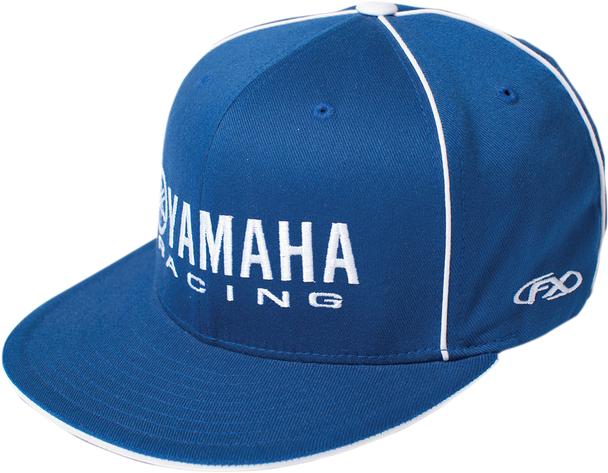 Factory Effex Yamaha Racing Flexfit Hat - Royal Blue- Large/Xl 12-88072