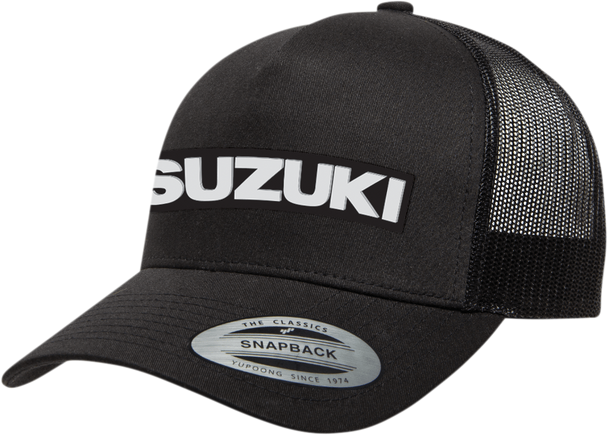 Factory Effex Suzuki Core Hat - Black - One Size 25-86402