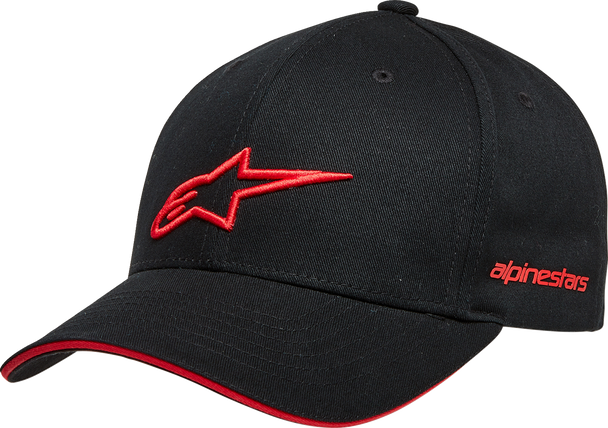 Rostrum Hat - Black/Red - One Size 1232-81000-1030