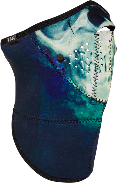 Zan Headgear 3-Panel Neo-X Neoprene Face Mask - Midnight Skull Wnx417H3