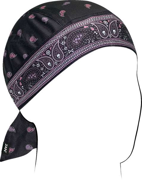 Zan Headgear Flydanna Polyester Micromesh - Classic Bandanna - Pink/Purple Zm019