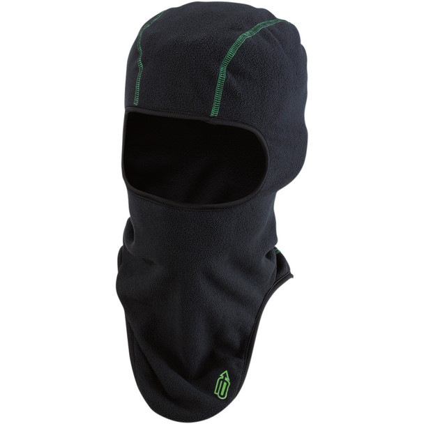 Arctiva Balaclava Fleece - Black/Green - Small/Medium