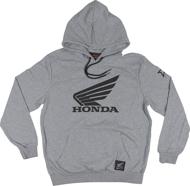 D'Cor Visuals Honda Wing Sweatshirt - Gray - 2Xl 85-204-5