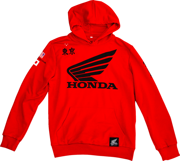 D'Cor Visuals Honda Factory Sweatshirt - Red - Medium 85-208-2