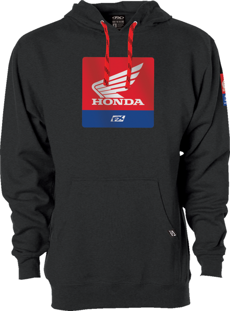 Factory Effex Honda Boxer Pullover Hoodie - Heather Charcoal - Medium 26-88302