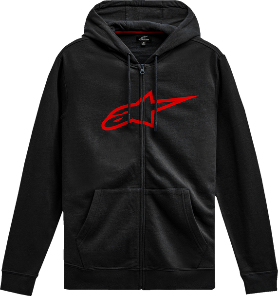 Ageless V3 Zip Hoodie - Black/Red - Xl 1244-51490-1030-Xl