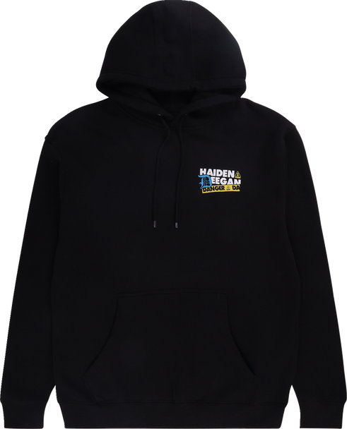 Deegan Apparel Caution Hoodie - Black - 2Xl Dmtfp3010Blk2Xl