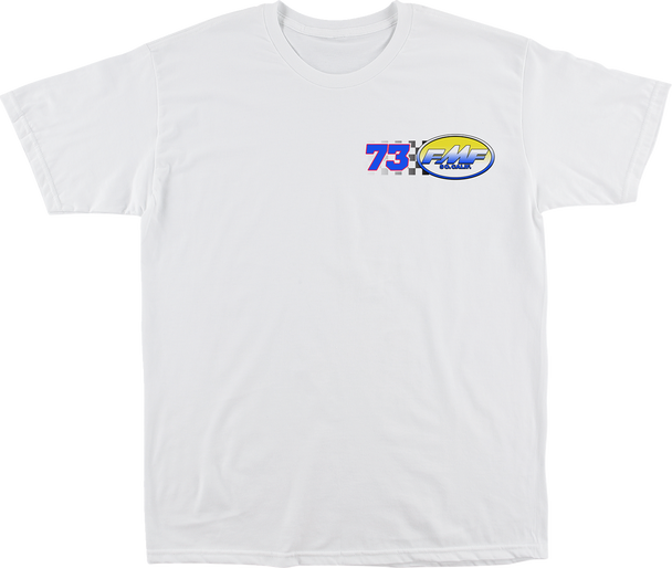 Fmf Exhaust 500 T-Shirt - White - 2Xl Sp24118907Wht2X