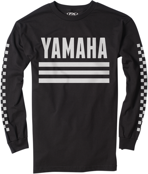Factory Effex Yamaha Racer Long-Sleeve T-Shirt - Black - Medium 23-87212
