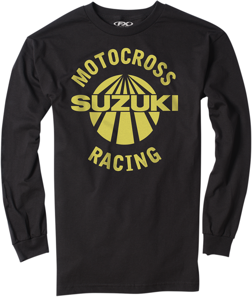 Factory Effex Suzuki Vet Long-Sleeve T-Shirt - Black - 2Xl 23-87418