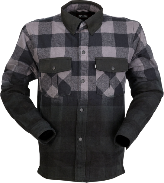 Z1R Duke Ombre Flannel - Gray/Black - 3Xl