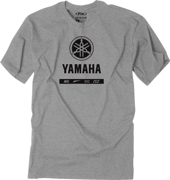 Factory Effex Yamaha Alpha T-Shirt - Heather Gray - Medium 27-87232