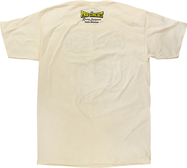 Pro Circuit Spark Plug T-Shirt - Cream - Medium 6431750-020