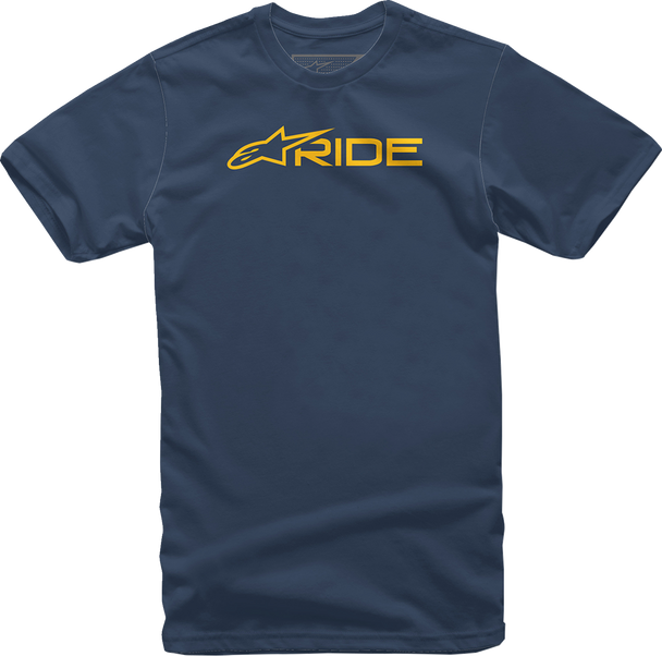 Ride 3.0 T-Shirt - Navy/Gold - Xl 1232722007059Xl