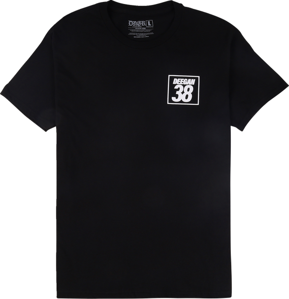 Deegan Apparel Holeshot T-Shirt - Black - Small Dmtss3027Blks