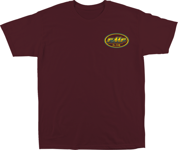 Fmf Golden Stay T-Shirt - Maroon - Small Sp24118904Mrnsm