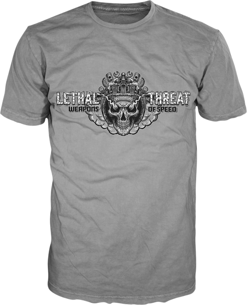 Lethal Threat Vintage Velocity Blow Your Mind T-Shirt - Gray - 3Xl Vv40170Xxxl