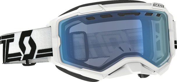 Scott Fury Snow Goggles - White/Black - Blue 278605-1035107