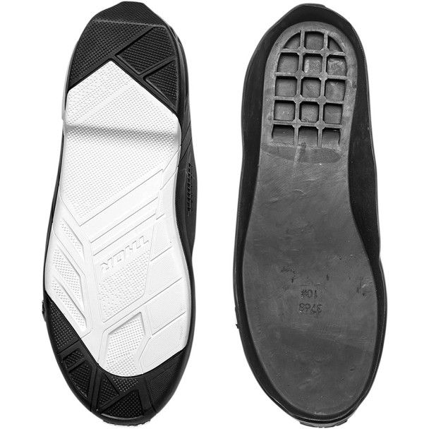 Thor Radial Boots Replacement Outsoles - Black/White - Size 7-8