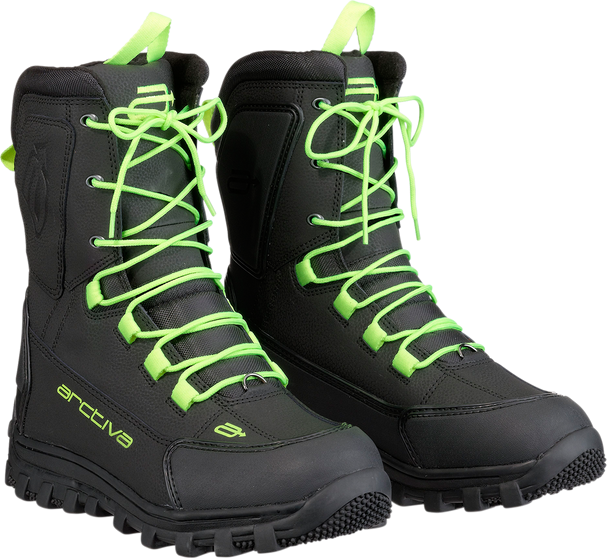 Arctiva Advance Boots - Black/Hi-Viz - Size 10