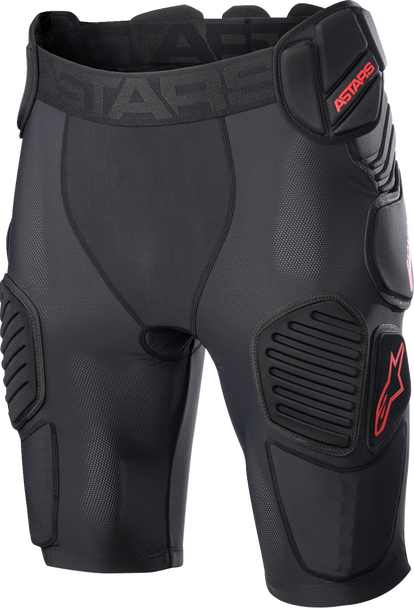 Bionic Pro Protection Shorts - Black/Red - Xl 6507523-13-Xl