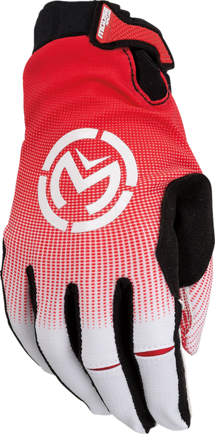Moose Racing Sx1 Gloves - Red/White - Medium 3330-7322