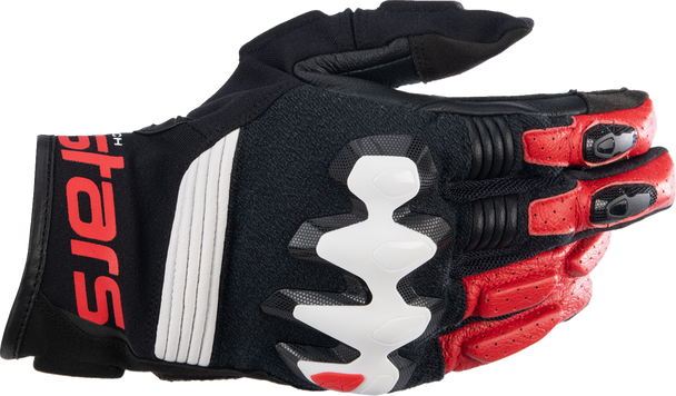Halo Gloves - Black/White/Bright Red - Medium 3504822-1304-M