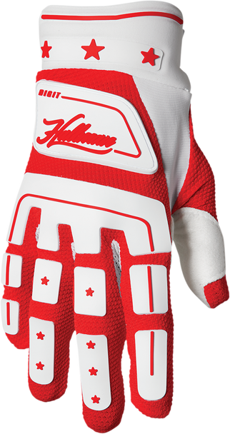 Thor Hallman Digit Gloves - White/Red - Medium