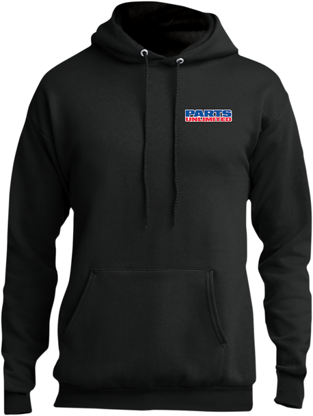 Throttle Threads Parts Unlimited Hoodie - Black - Large Psu36Pc78Hbklg