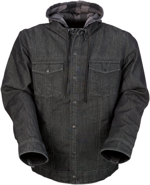 Z1R Timber Denim Shirt - Black/Gray - Large