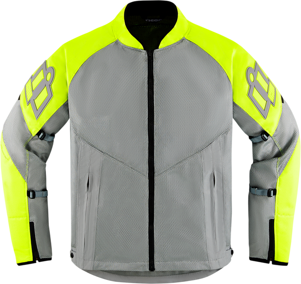 Icon Mesh Af Jacket - Gray/Hi-Vis - 3Xl