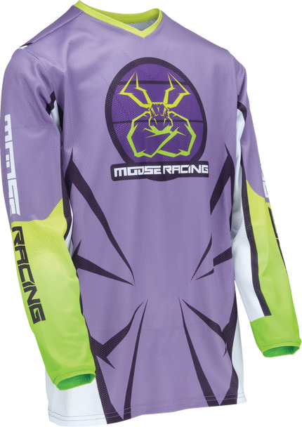 Moose Racing Youth Agroid Mesh Jersey - Purple/White - Xl 2912-2478