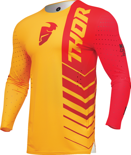 Thor Prime Analog Jersey - Lemon/Red - Small