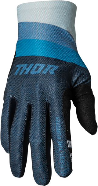 Thor Assist React Gloves - Midnight/Teal - Large